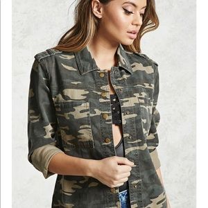 Forever 21 Camo Jacket